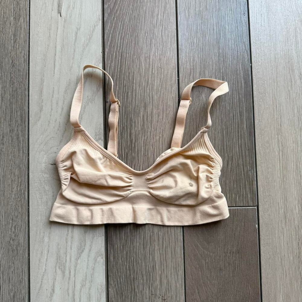 Cream skims bralette with adjustable